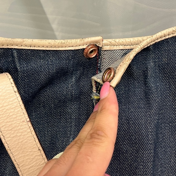 Y2K Evisu GENES denim tote bag - Picture 4 of 6